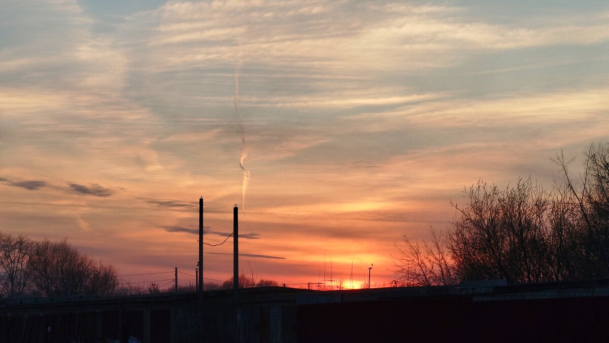 весенний закат - светлана льдокова