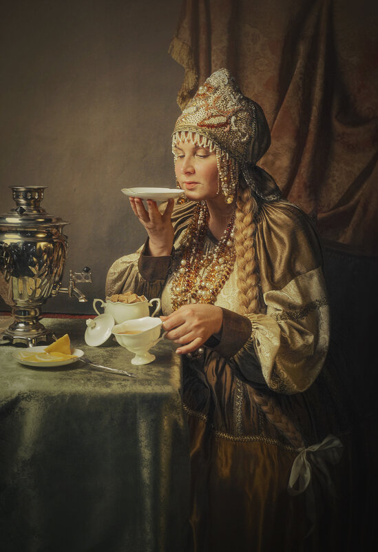 Чаепитие по Маковскому. - Дина Агеева Чаепитие по Маковскому. - Дина Агеева