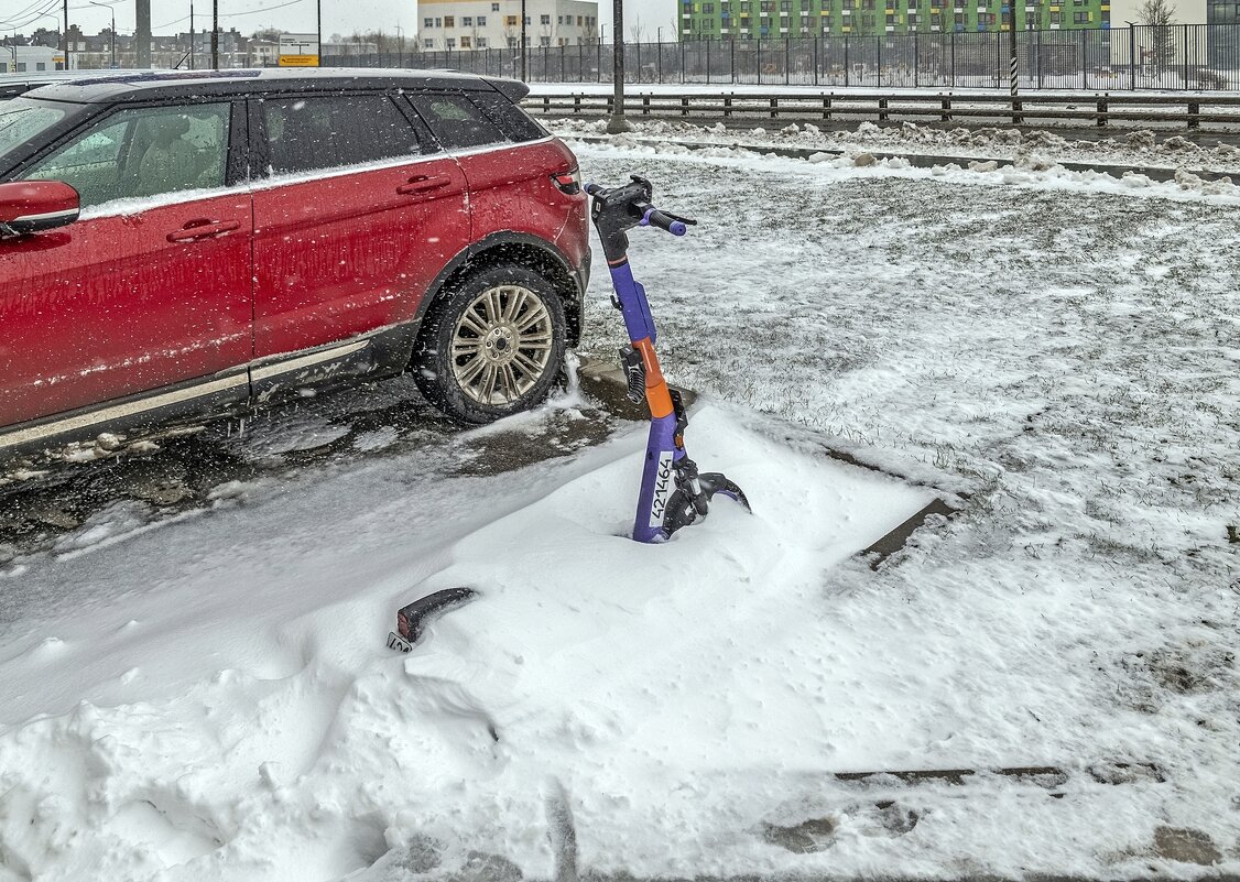 Поторопились с открытием сезона самокатов - Валерий Иванович Поторопились с открытием сезона самокатов - Валерий Иванович