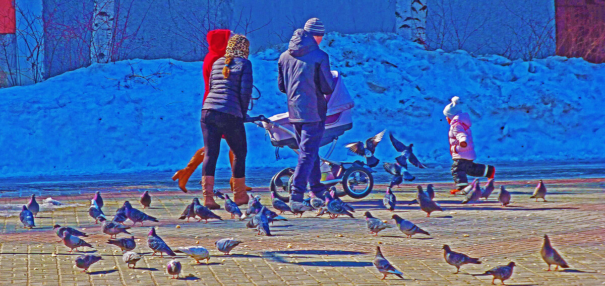 Апрель...В голубином царстве! - Владимир Апрель...В голубином царстве! - Владимир