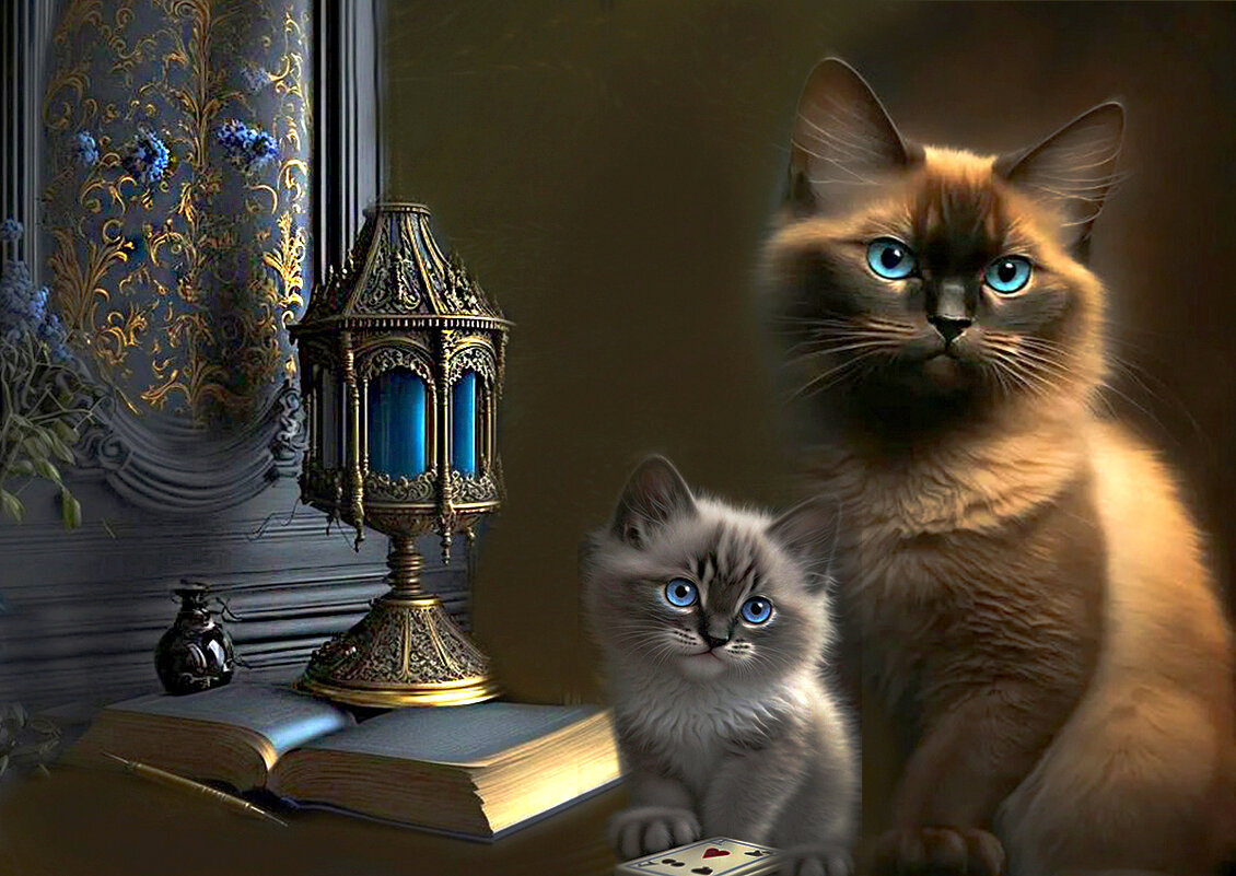 Натюрморт  с  мурмуриками - Е.М. ***