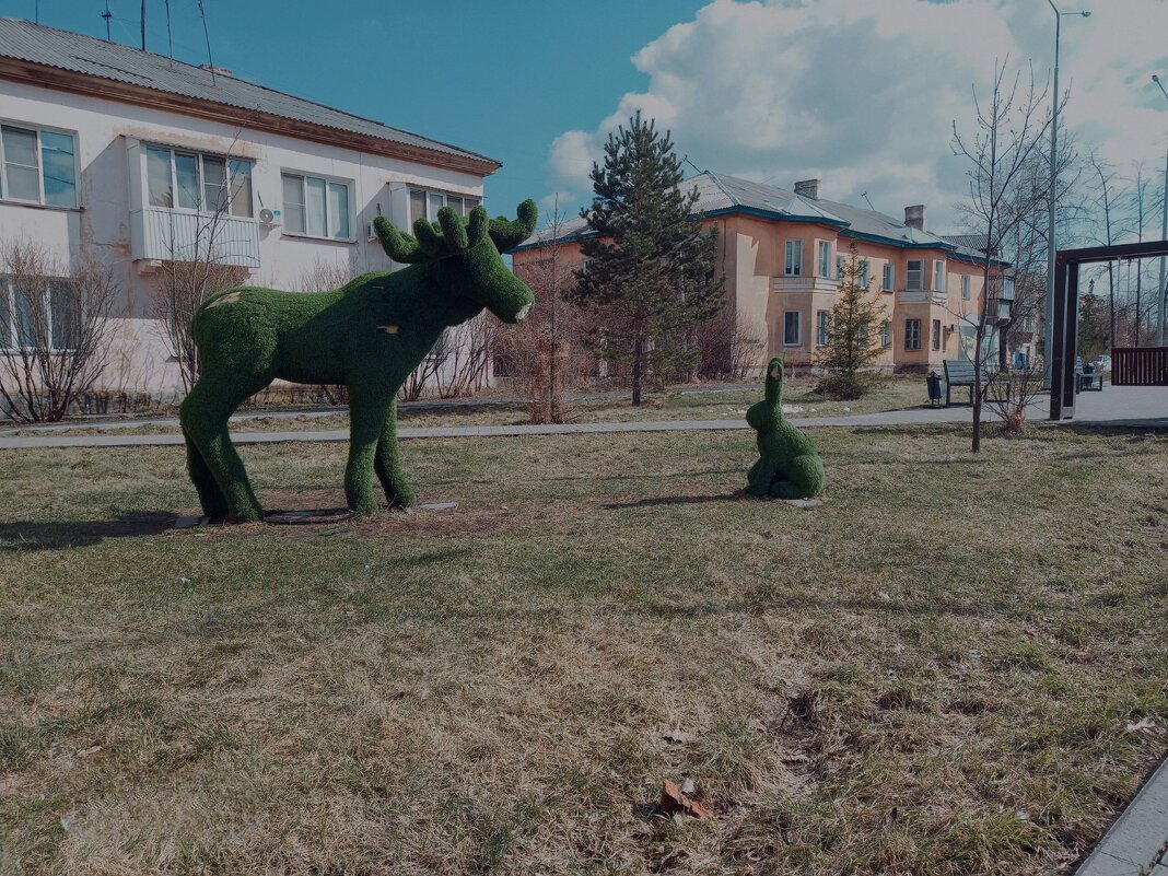 Фигуры из травы. - Игорь Солдаткин