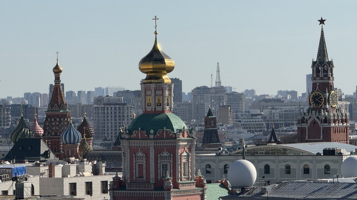 Московские виды с крыши ЦДМ - <<< Наташа >>>