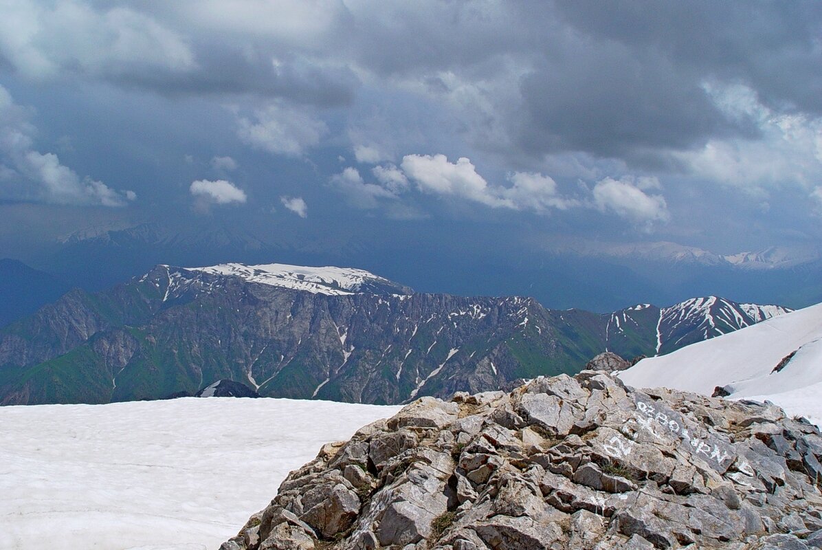 ПРОГУЛКА НА БОЛЬШОЙ ЧИМГАН - 2, с вершины. - Виктор Осипчук
