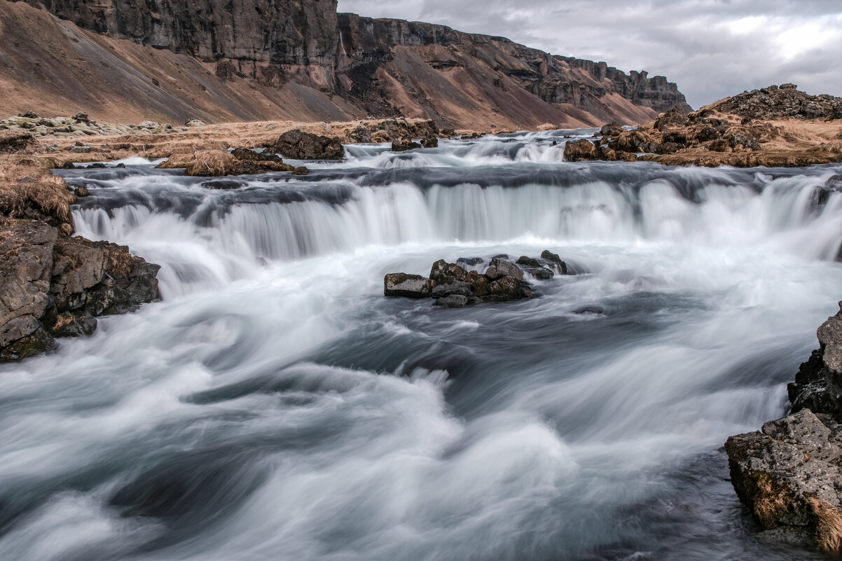 Мощный водопад Pjodvegur - Георгий А Мощный водопад Pjodvegur - Георгий А