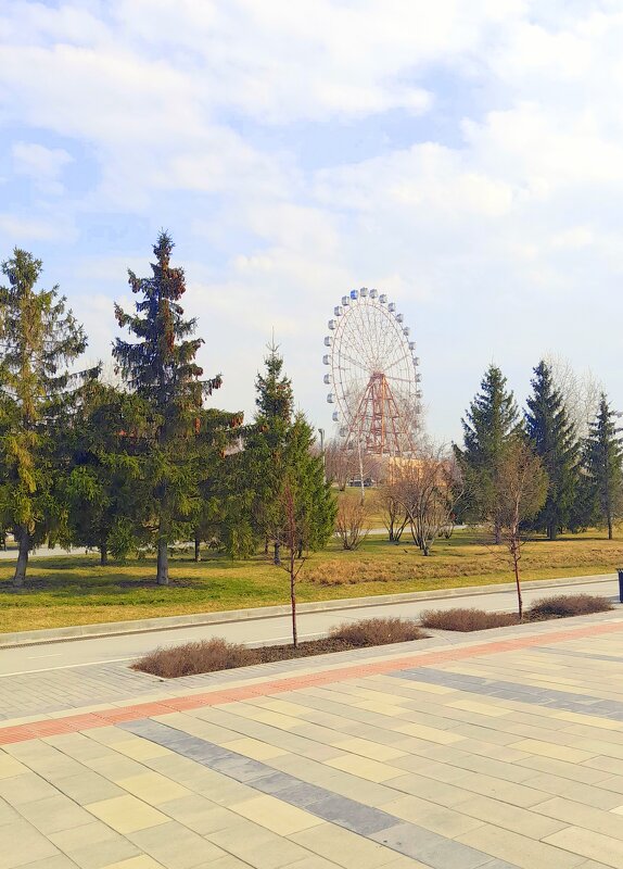 "Чёртово " колесо на набережной в Новосибирске . - Мила Бовкун "Чёртово " колесо на набережной в Новосибирске . - Мила Бовкун
