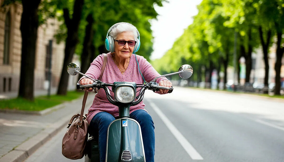 Бабушка, которое ценит свое время - Андрей 