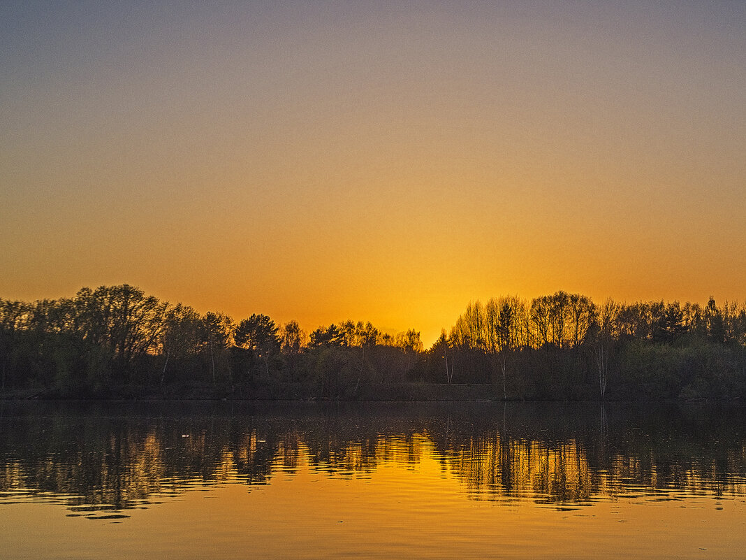 Апрельский закат. - Сергей Фомичев