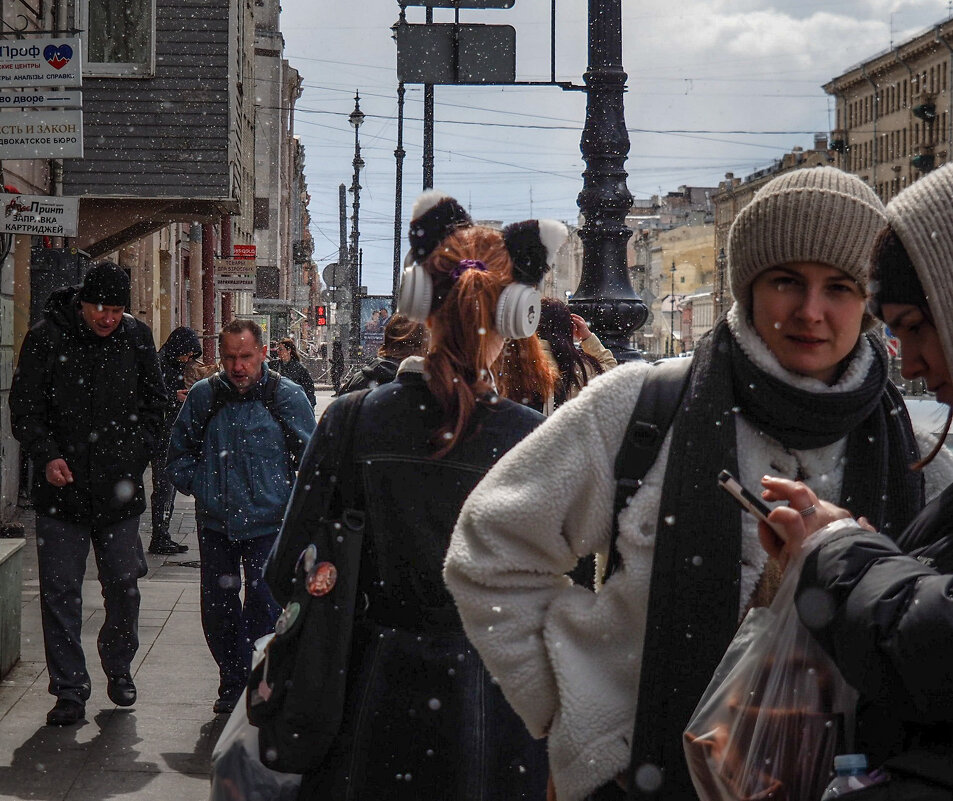Снег в конце апреля-) - Магомед . Снег в конце апреля-) - Магомед .