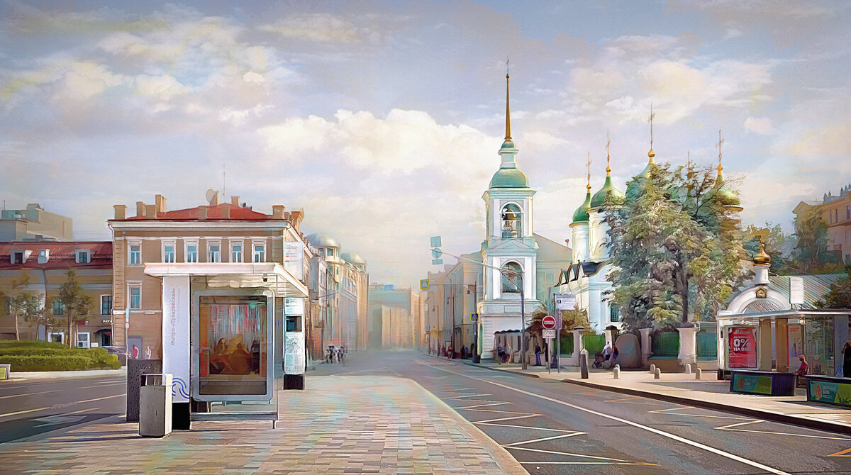 Москва. Улица Сретенка. - В и т а л и й .... Л а б з о'в