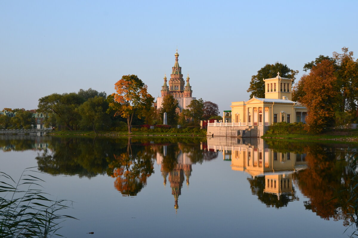 Петергоф. Храм св.Петра и Павла. Ольгин пруд - Надежда Петергоф. Храм св.Петра и Павла. Ольгин пруд - Надежда