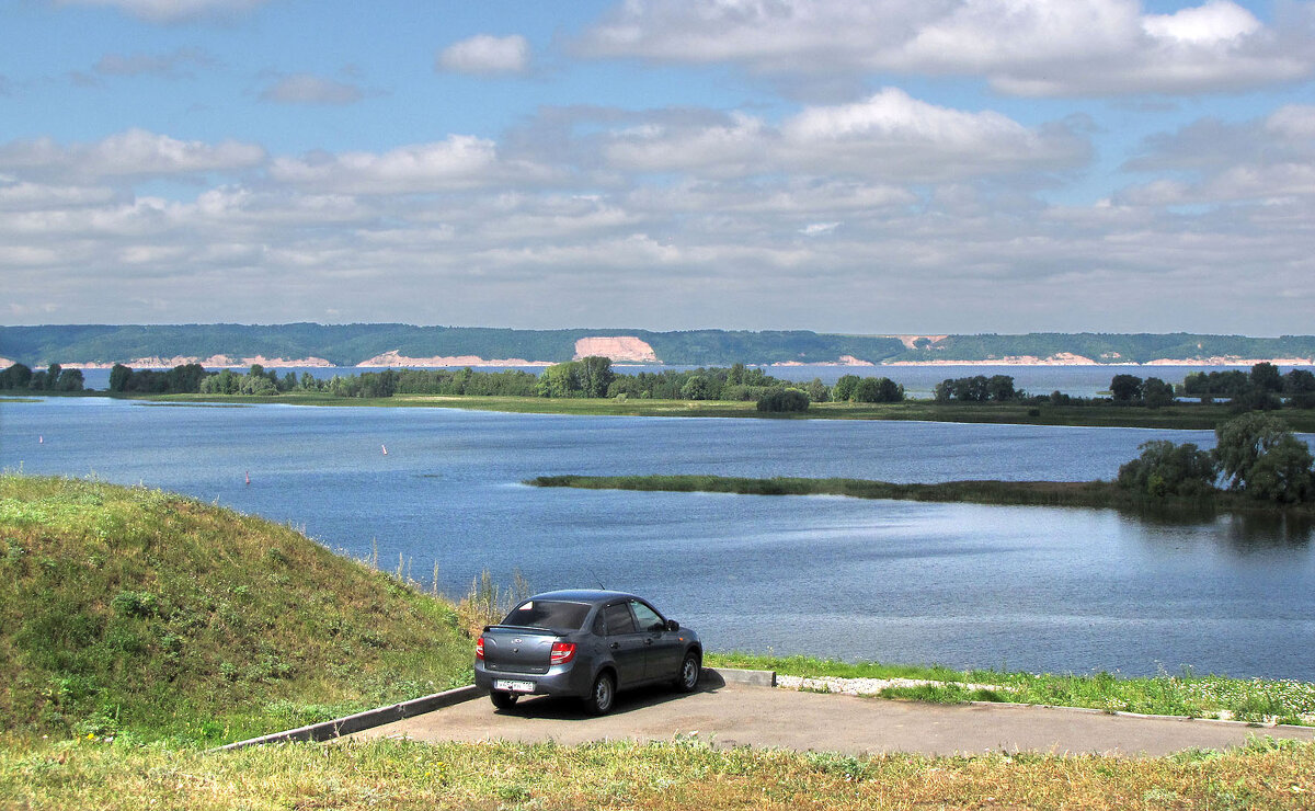 Вид на Волгу (Куйбышевское водохранилище) от городища Булгар - Александр Ильчевский Вид на Волгу (Куйбышевское водохранилище) от городища Булгар - Александр Ильчевский