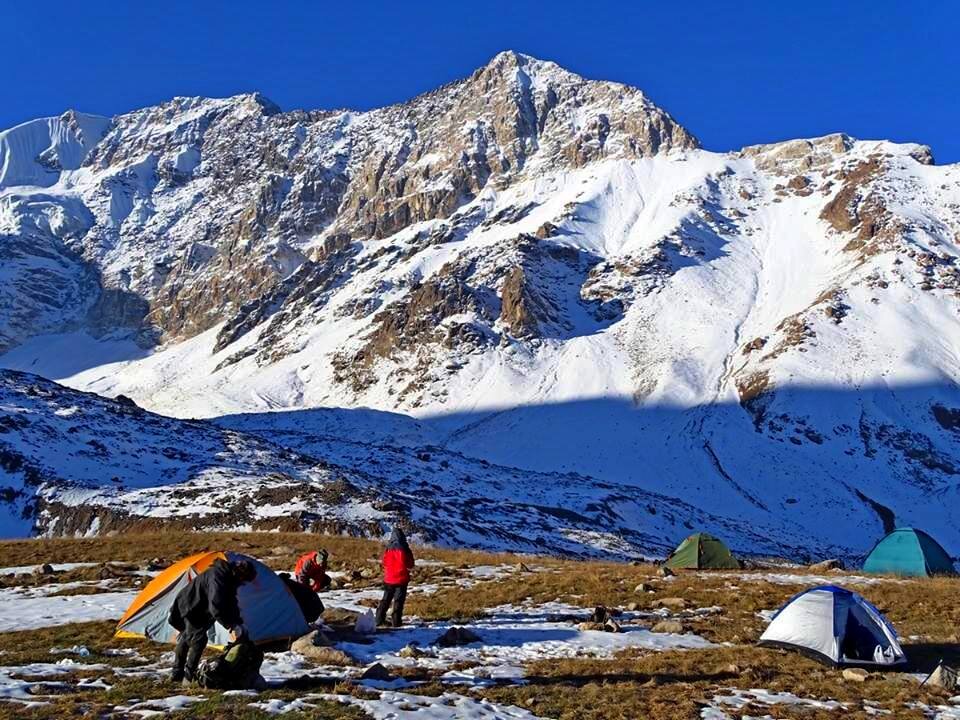 ЛАГЕРЬ ПЕРЕД ВЕРШИНОЙ, h~3150 м. - Виктор Осипчук