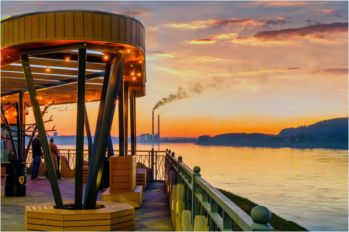 Майский вечер у реки Томь - Алексей Мезенцев