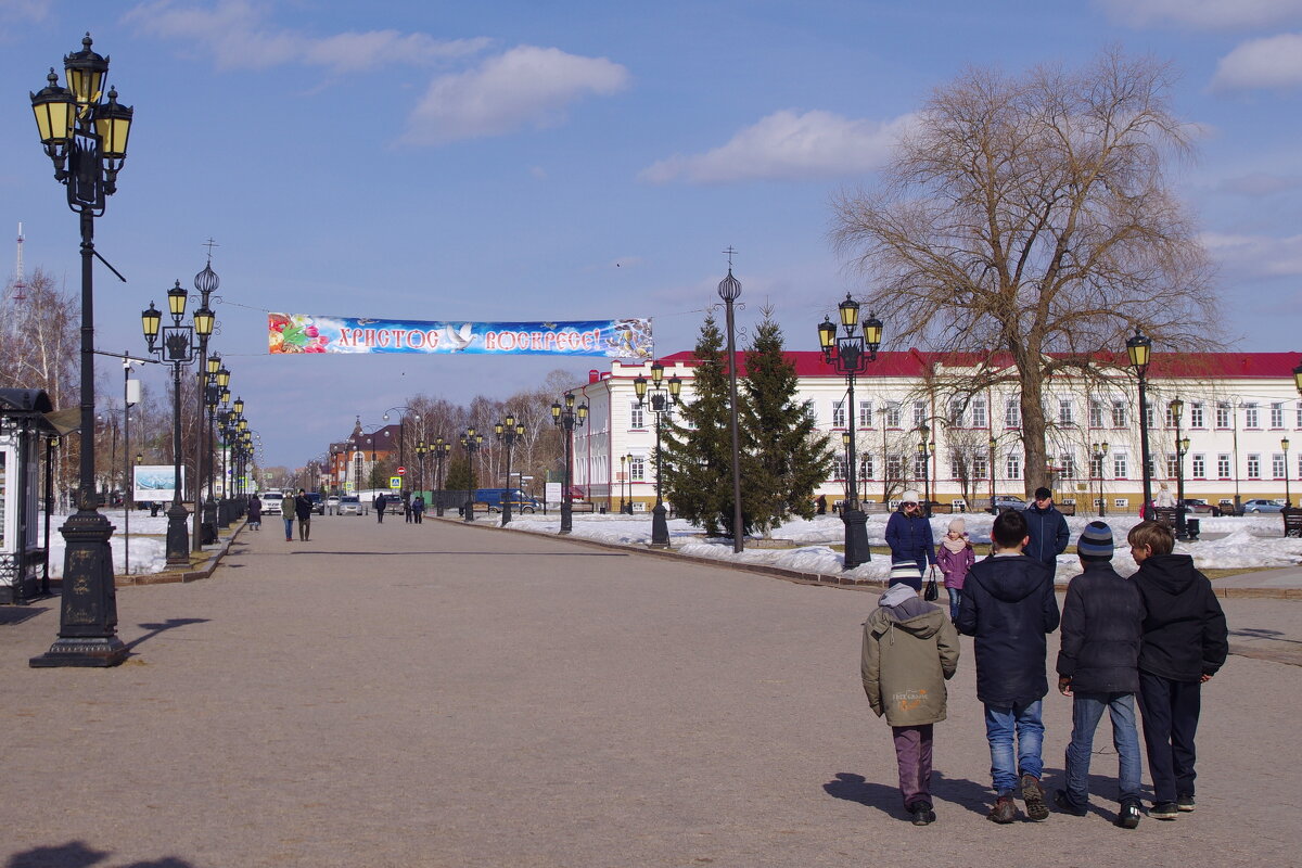 На Красной площади Тобольска - Сергей Швечков На Красной площади Тобольска - Сергей Швечков
