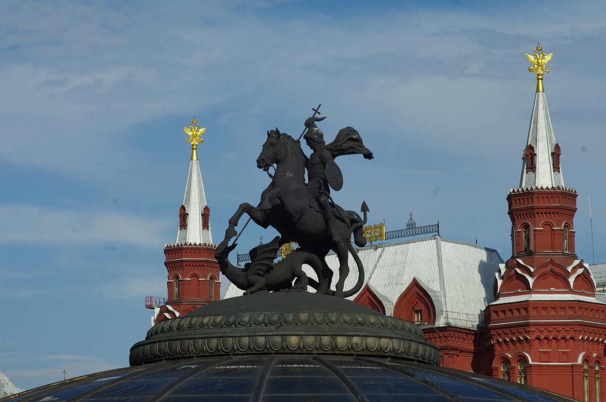 Скульптура Георгий Победоносец - Сергей Швечков