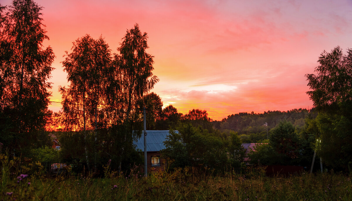 Вечер в деревне. - Владимир Безбородов
