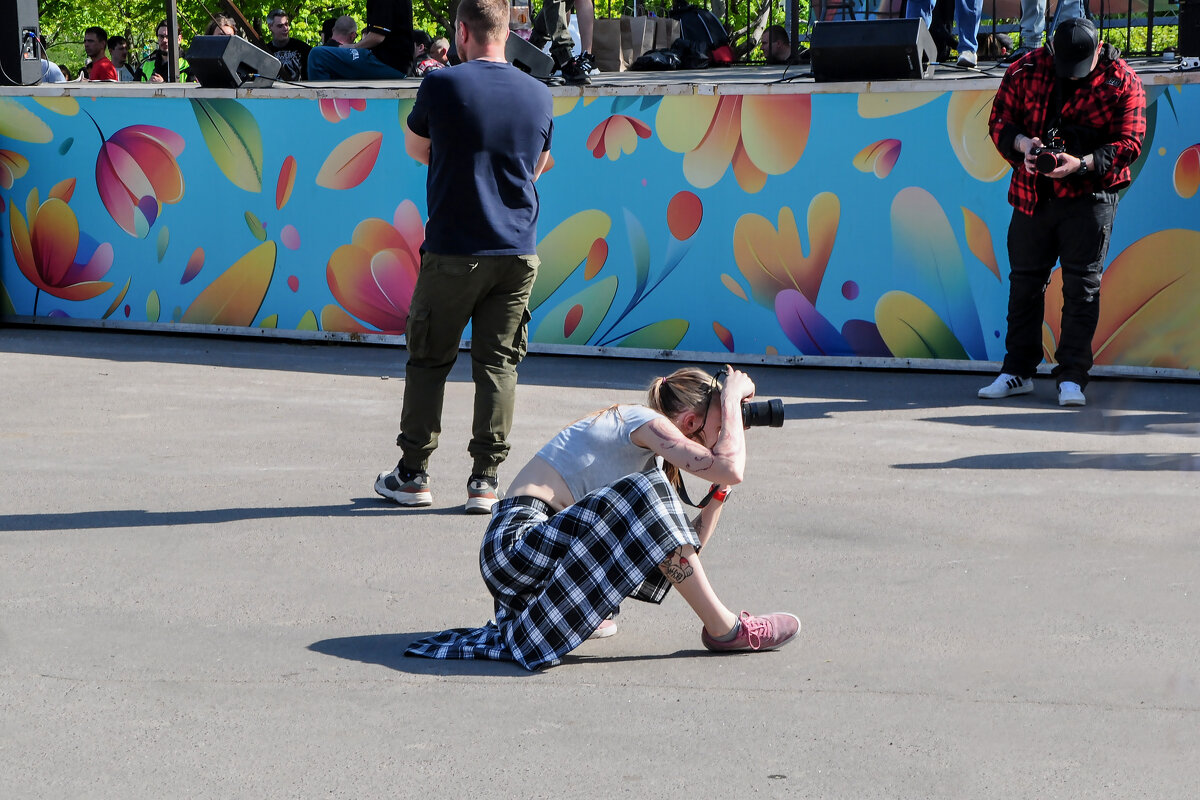 Фото корреспондент на мотофестивале - Татьяна Машошина