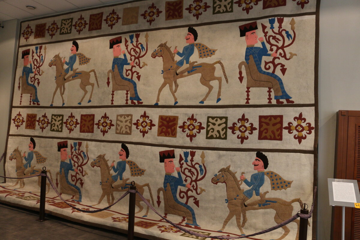 Копия древнейшего в мире войлочного ковра - Ольга Копия древнейшего в мире войлочного ковра - Ольга