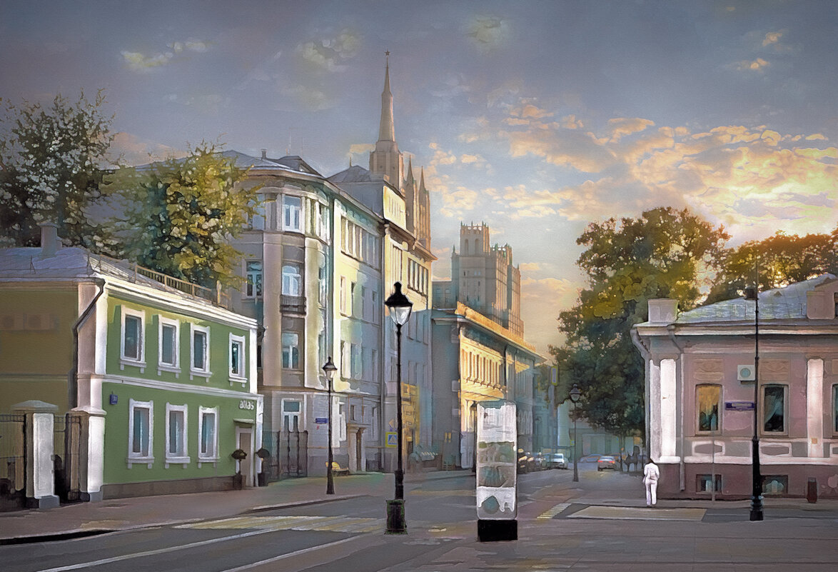 Москва. Малая Никитская улица. - В и т а л и й .... Л а б з о'в Москва. Малая Никитская улица. - В и т а л и й .... Л а б з о'в