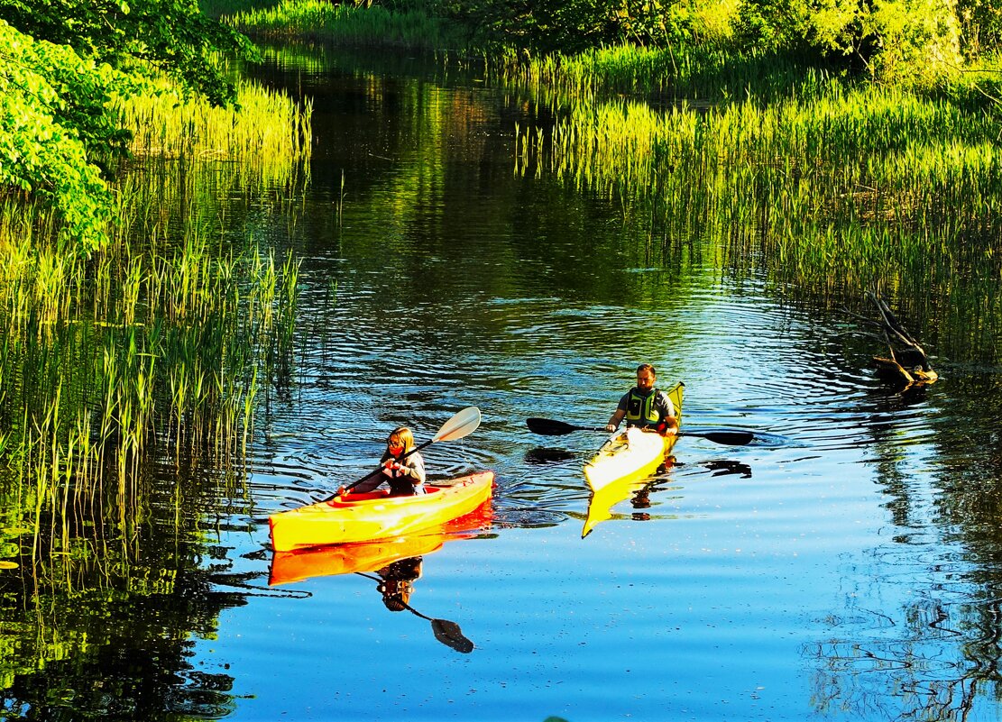 Хорошо в начале лета плыть на байдарках.. - Aida10 