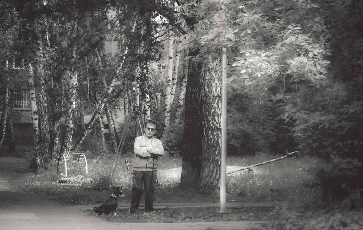 Хозяин и Петька (чб) - Сергей Царёв Хозяин и Петька (чб) - Сергей Царёв