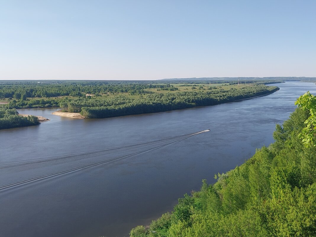 Вид на Оку с Троицкой горы (г.Павлово) - Tarka Вид на Оку с Троицкой горы (г.Павлово) - Tarka