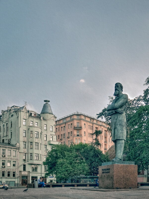 Памятник Фридриху Энгельсу - Andrey Lomakin Памятник Фридриху Энгельсу - Andrey Lomakin