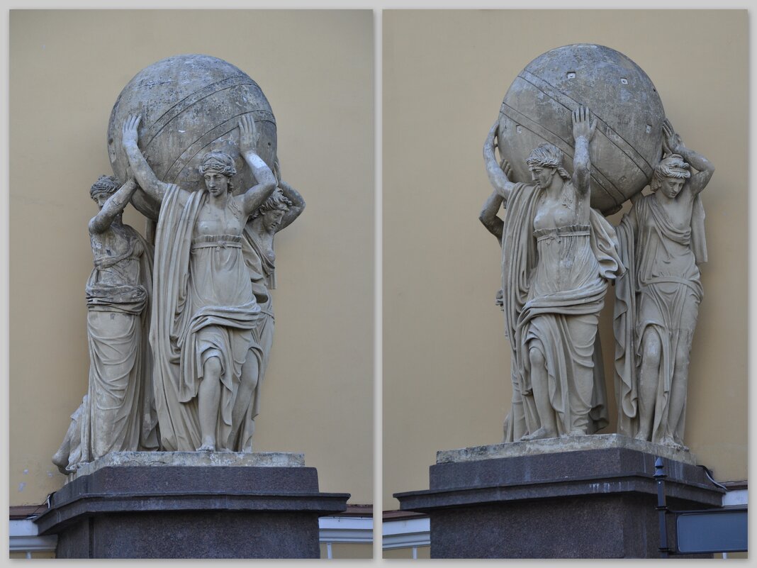 Скульптурами морских нимф, поддерживающих небесную сферу. - Татьяна Машошина Скульптурами морских нимф, поддерживающих небесную сферу. - Татьяна Машошина