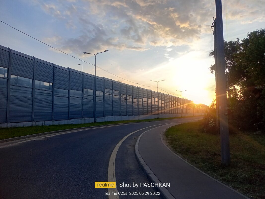 Закат у Ярославского шоссе. - Павел Михалёв Закат у Ярославского шоссе. - Павел Михалёв