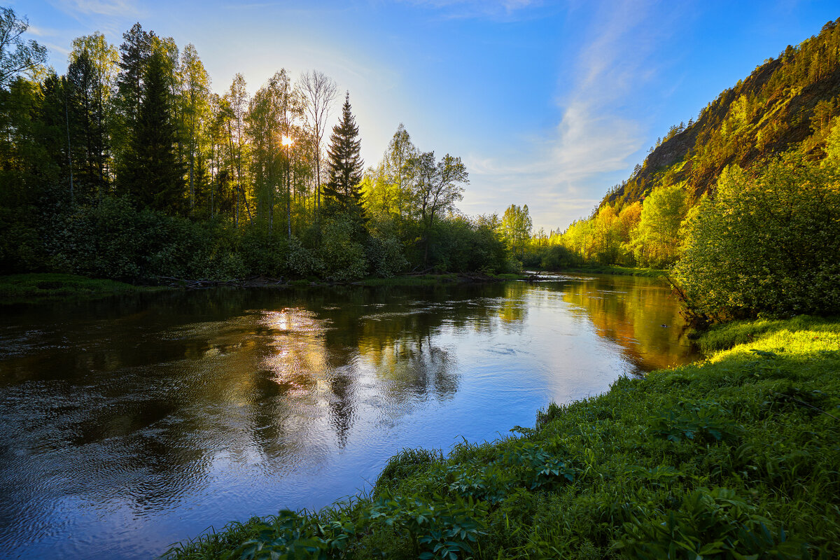 Вечер над рекой. - Юрий кот