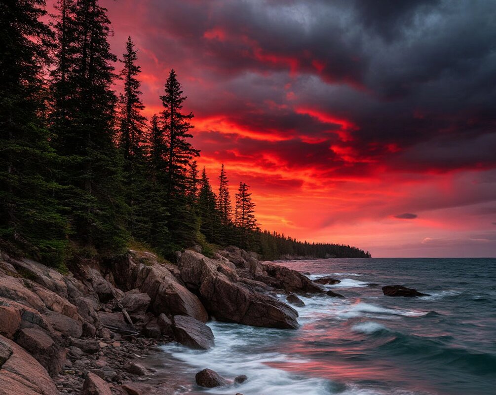 Вечер на берегу океана - Сергей Шаврин