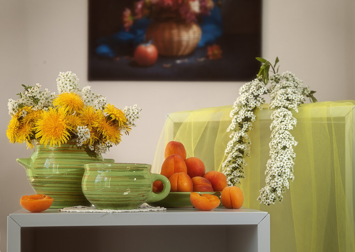 Натюрморт с натюрмортом. - Лилия * Натюрморт с натюрмортом. - Лилия *