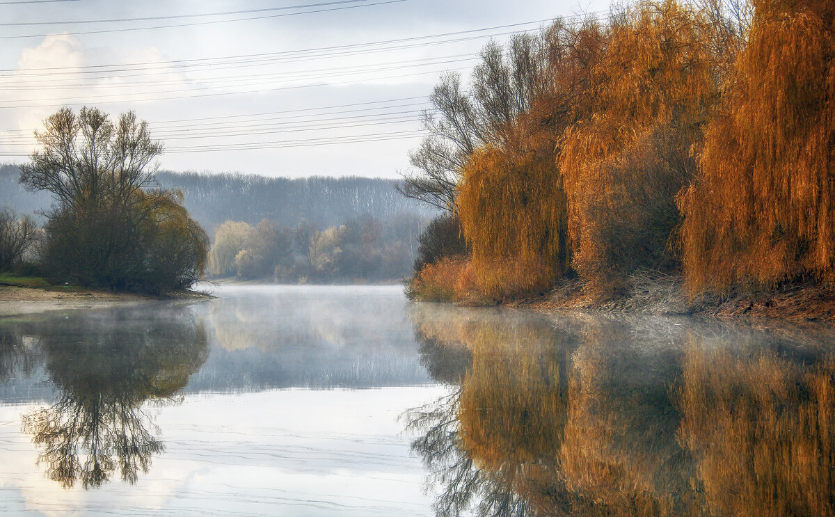 Осеннее утро на озере - Андроник Александр Осеннее утро на озере - Андроник Александр