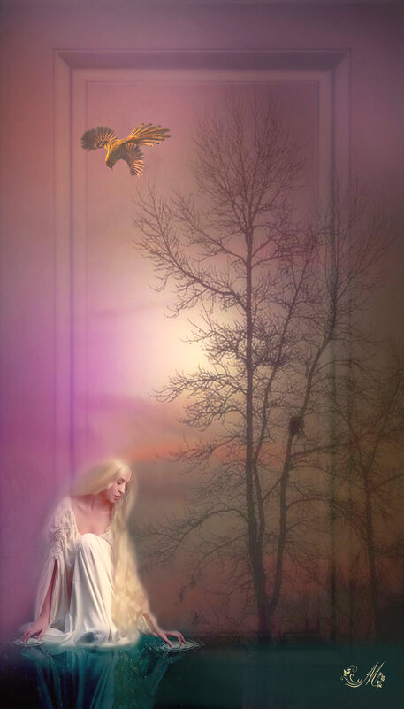 панно  У  ручья - Е.М. ***