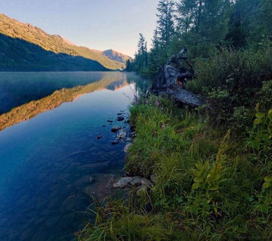 Зеркало озера. - Виктор Фоменко Зеркало озера. - Виктор Фоменко