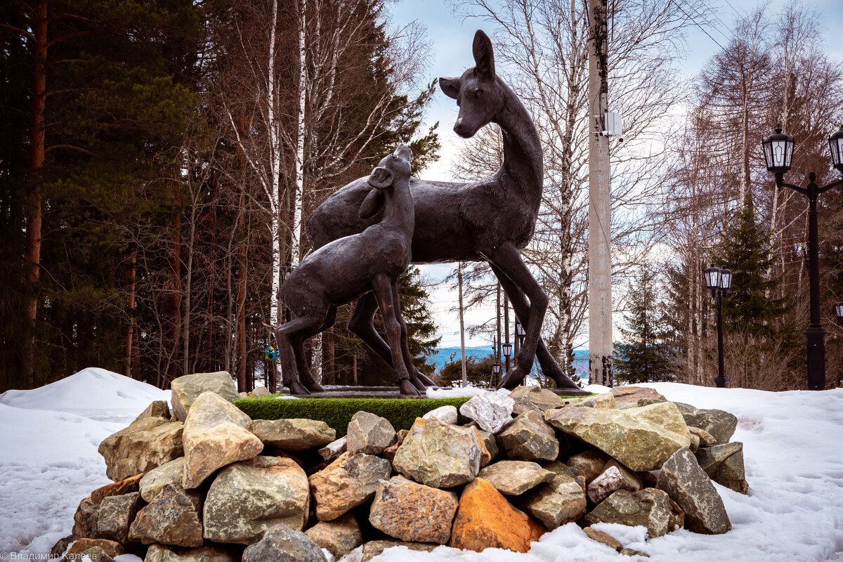 Скульптура в парке Дома культуры угольщиков - Владимир Калеев