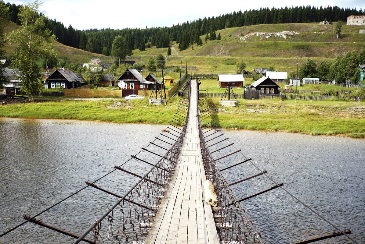 Мост через Усьву в поселке Усьва - Vyacheslav Gordeev