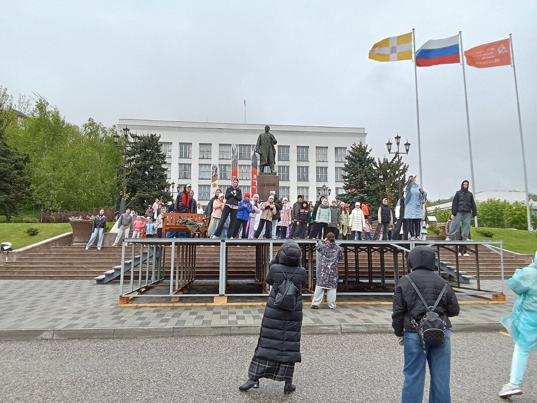 Репетиция, ко Дню Победы. - Виктор 