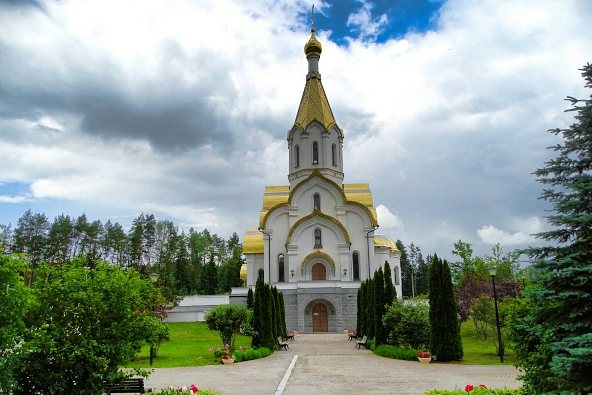 Храм в Катыни. - Милешкин Владимир Алексеевич Храм в Катыни. - Милешкин Владимир Алексеевич