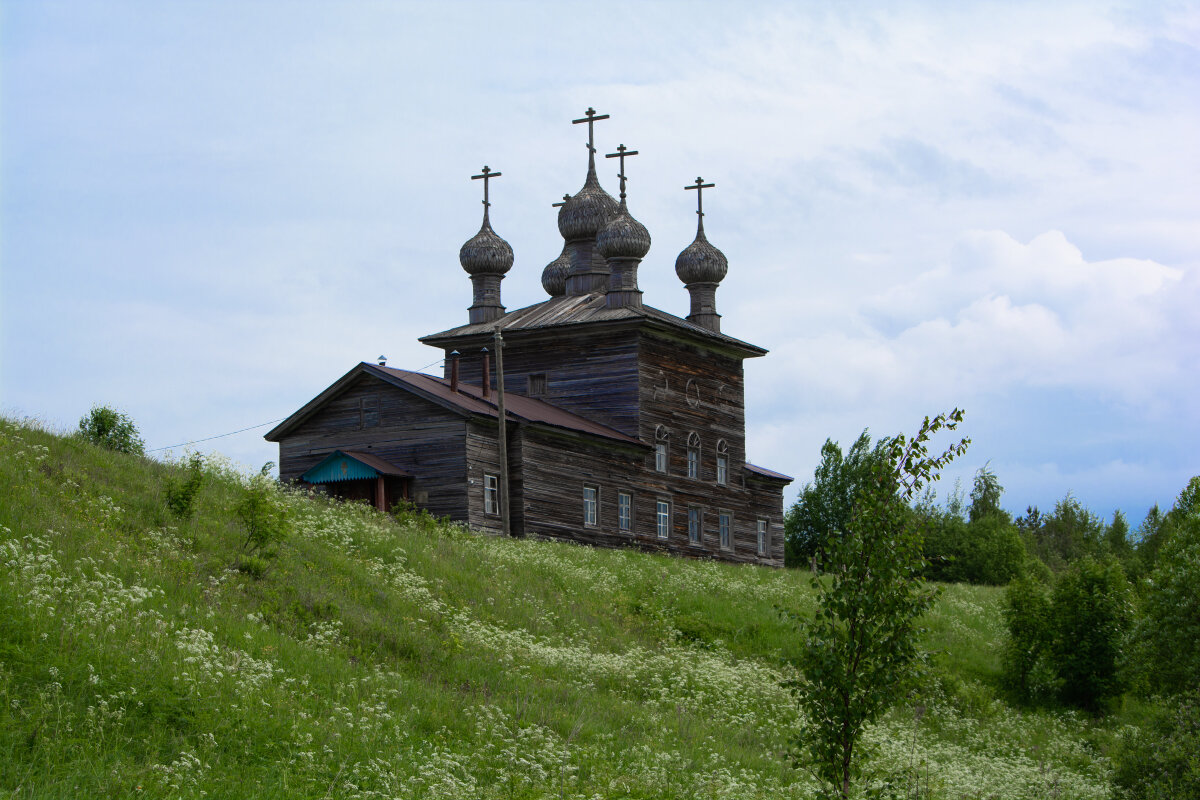 Деревянная церковь  1873 года - Марина Никулина