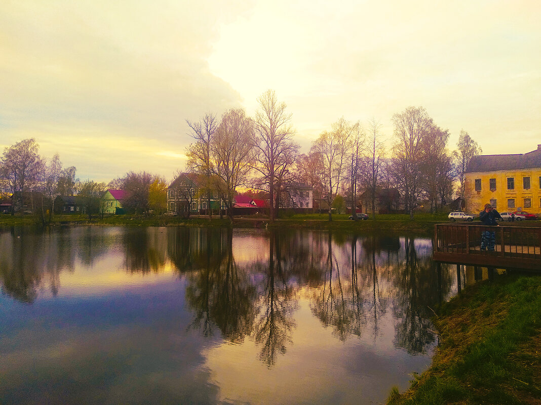 Весенний вечер на озере - Сергей Кочнев