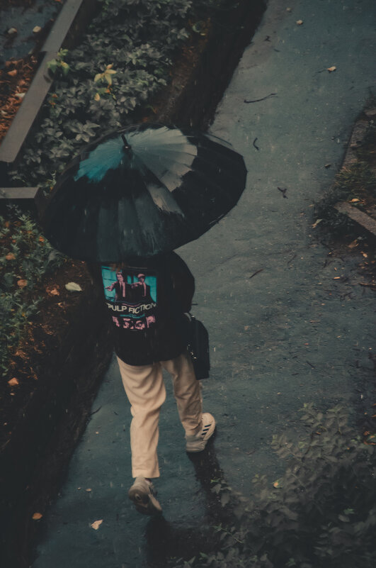 Прохожие под дождём - Артём 