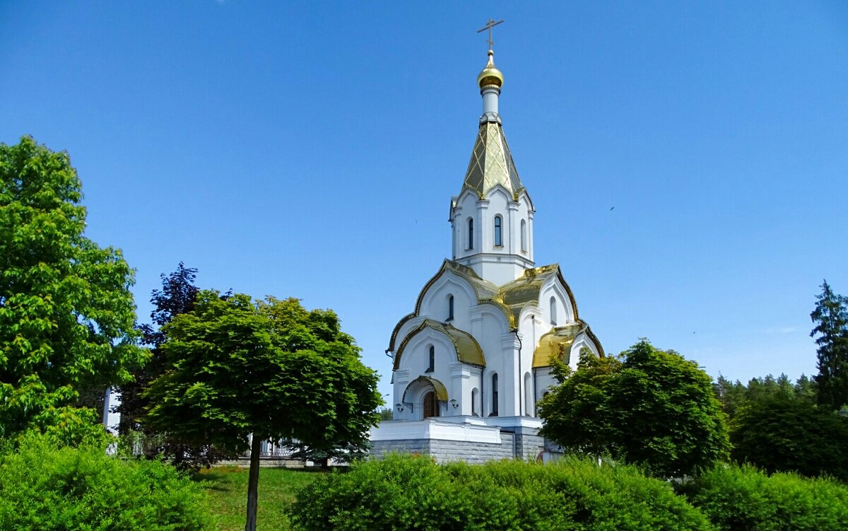 Храм в Катыни. - Милешкин Владимир Алексеевич 