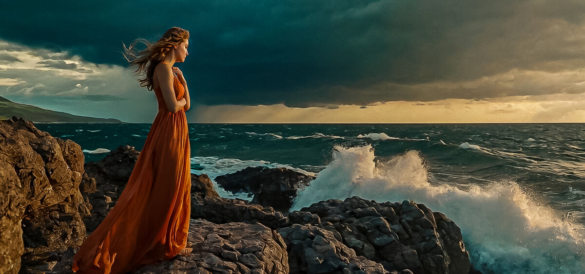 Женщина и море - Aleksey Afonin