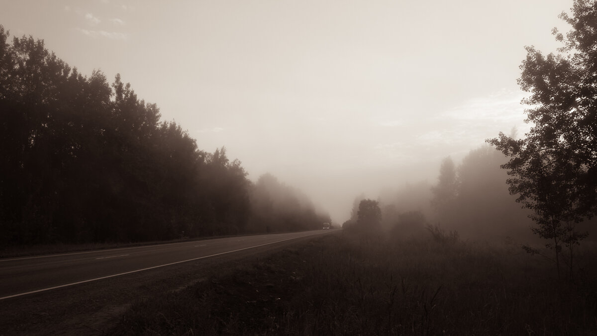 Утреннее шоссе. - Игорь Викторов Утреннее шоссе. - Игорь Викторов