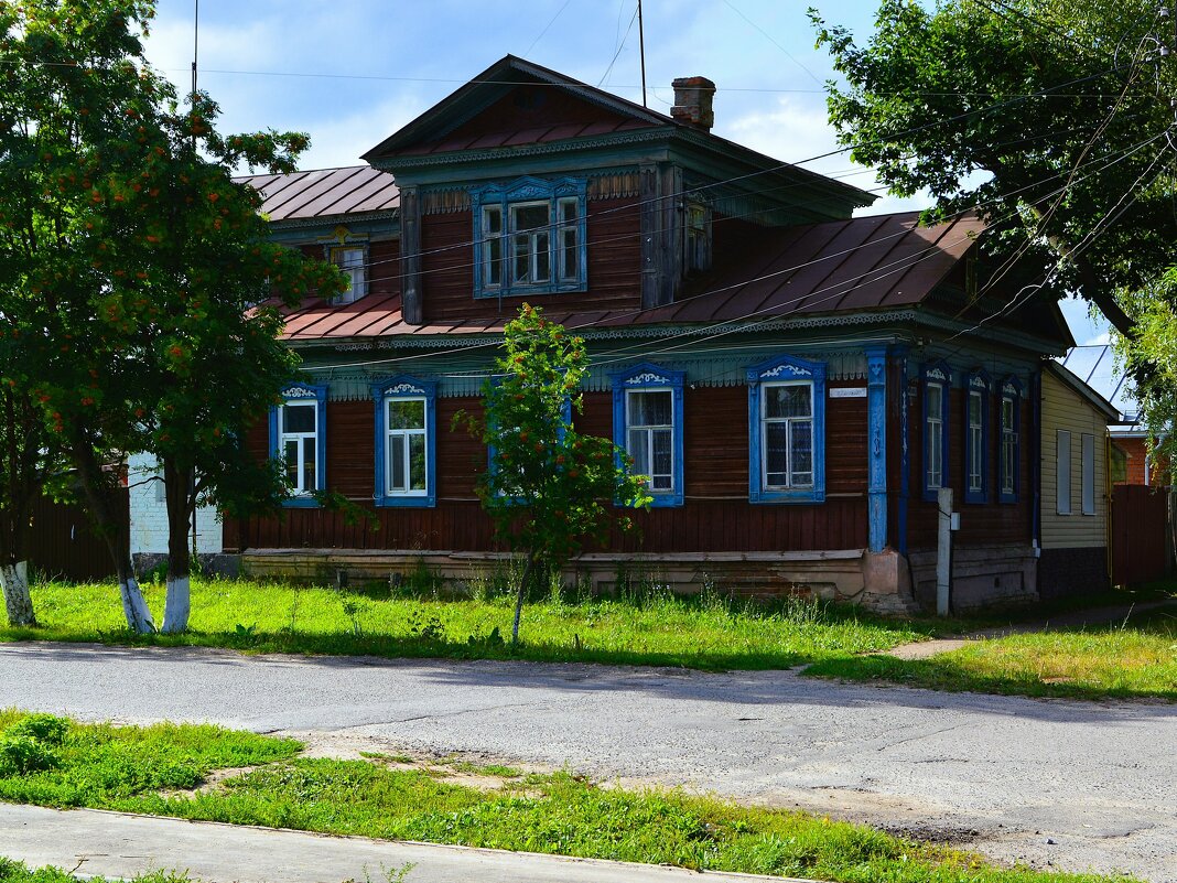 Ядрин. Дом по ул. Карла Маркса 45. - Пётр Чернега Ядрин. Дом по ул. Карла Маркса 45. - Пётр Чернега