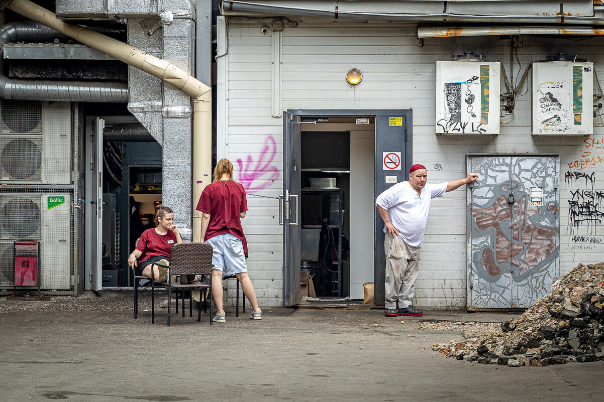 На заднем дворе. - Александр Бродский