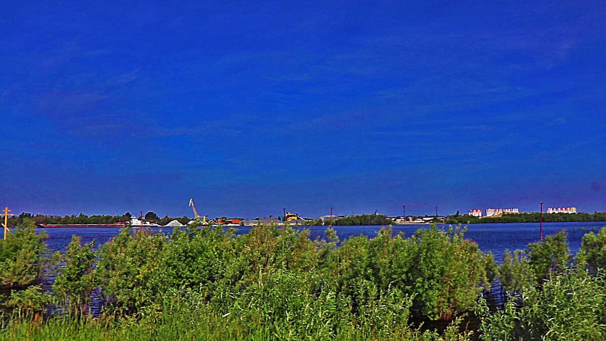 Панорама левого берега реки! - Владимир 