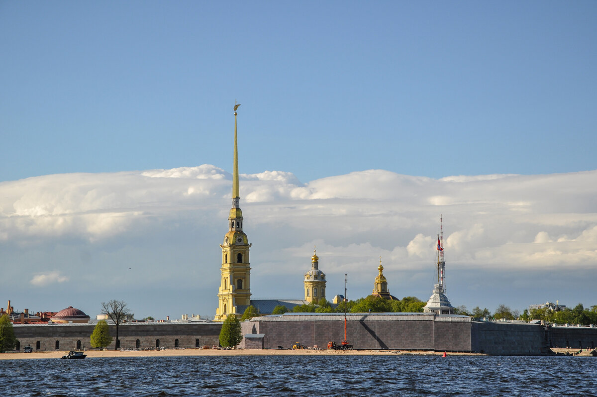 Петропавловская крепость (фото с кораблика) - Татьяна Машошина